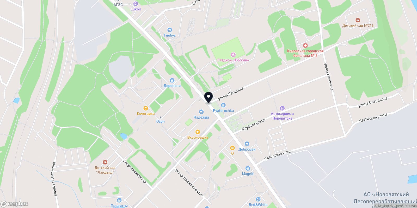Карта закладу Pro Face Studio