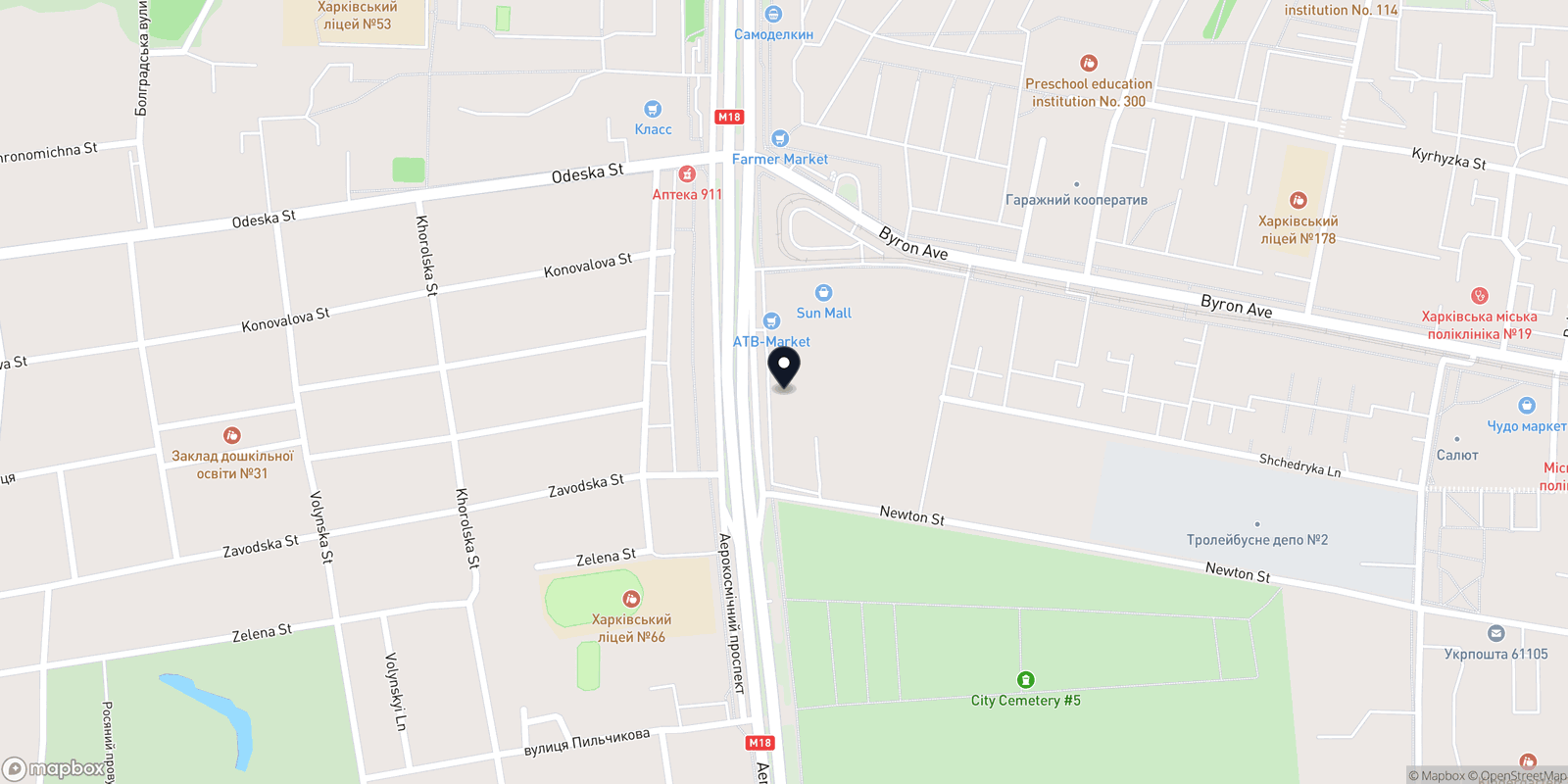 Карта закладу Retreat Nail Studio
