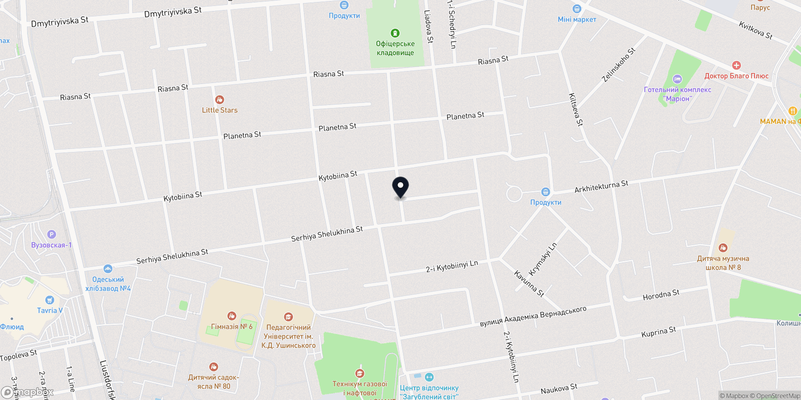 Карта закладу Nika Studio