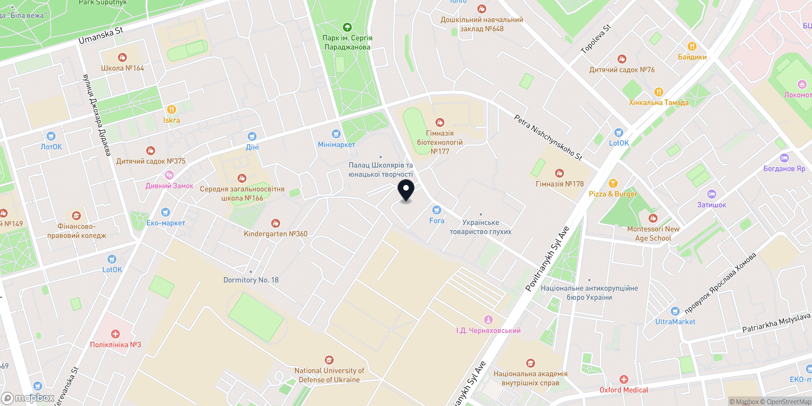 Карта закладу Dr. Abraamyan Clinic