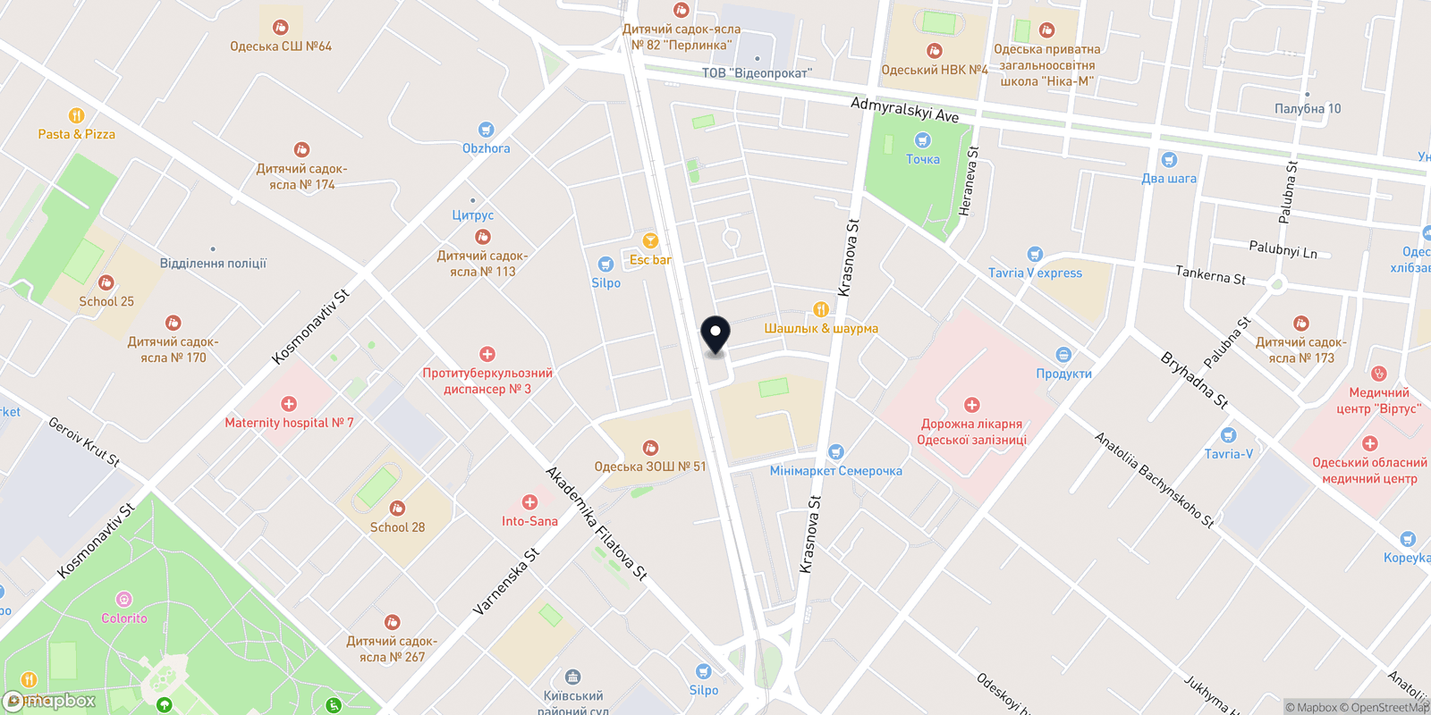Карта закладу Brave bar