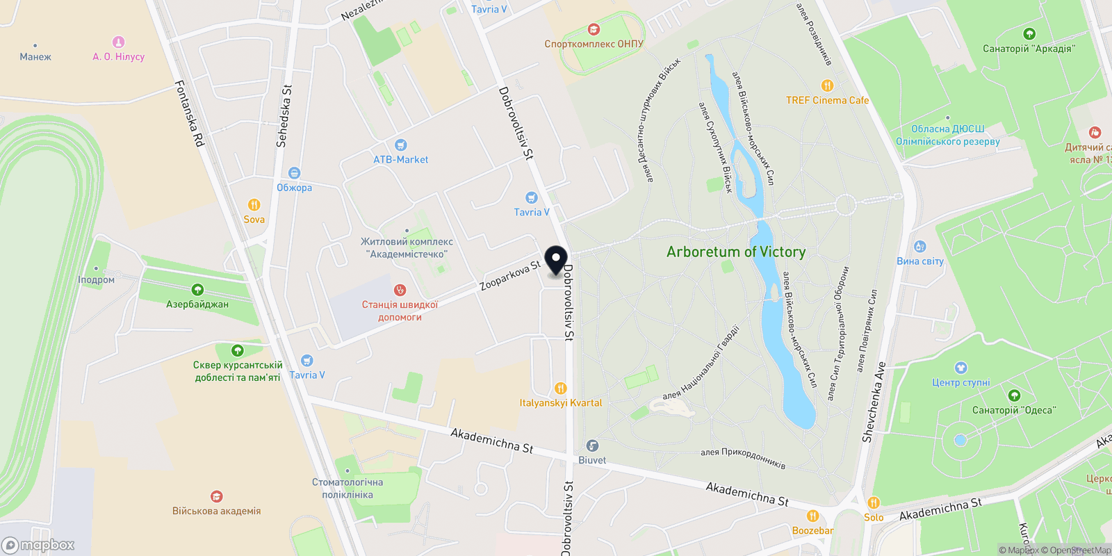 Карта закладу Laser Center Cosmetology