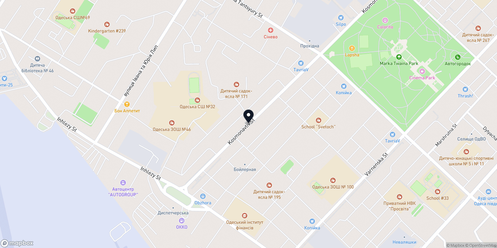 Карта закладу Nail Studio Irina Shkrytiuk