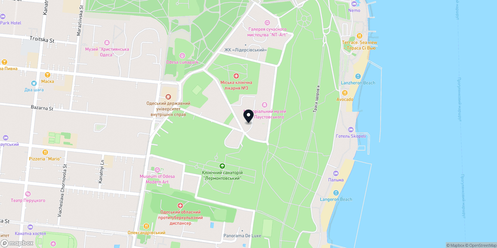 Карта закладу Laser Medical