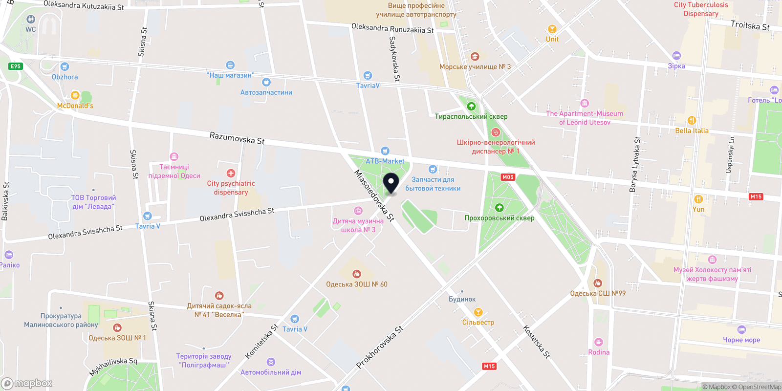 Карта закладу Summer Tattoo Studio