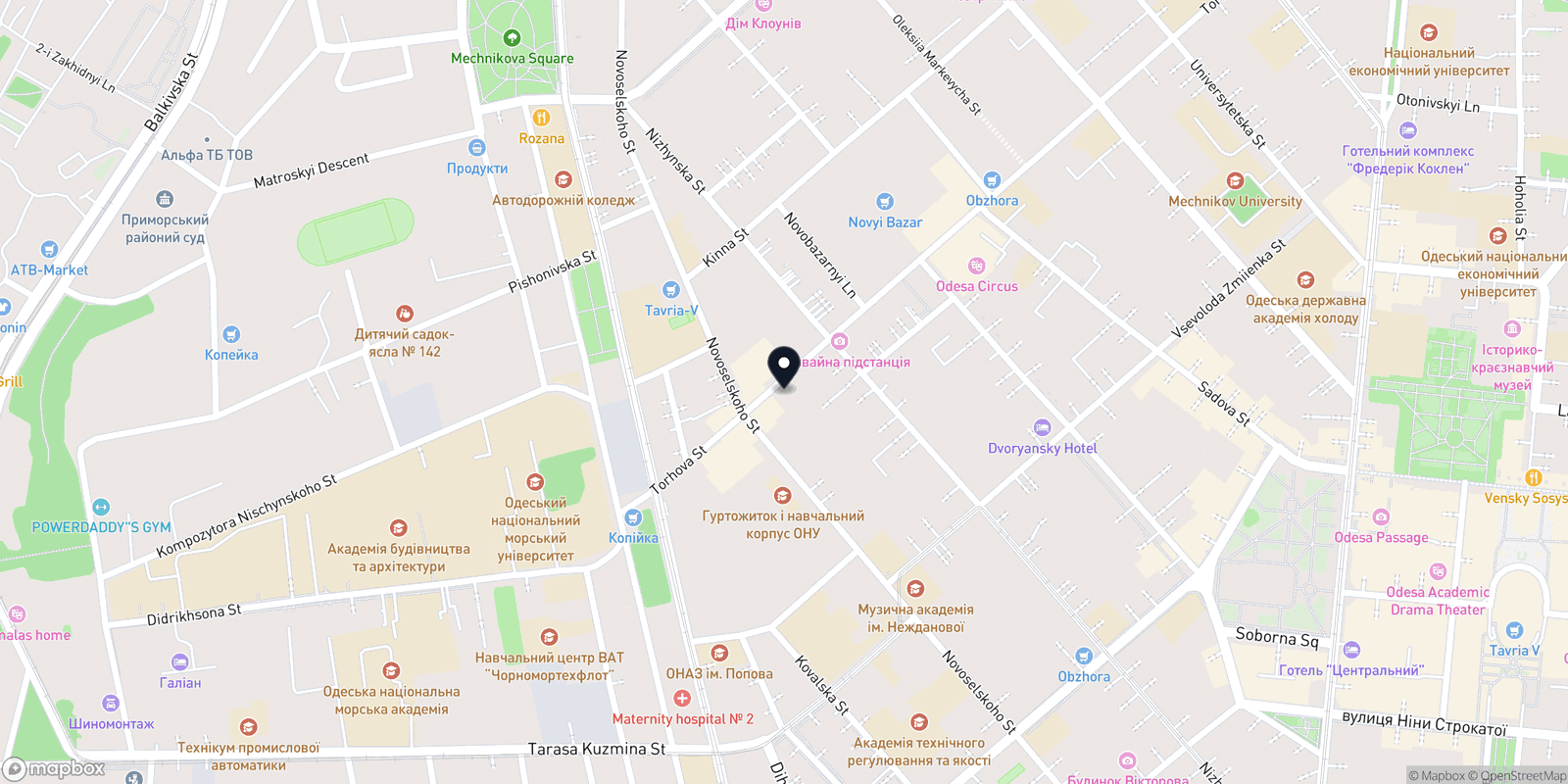 Карта закладу Be Beauty Boutique