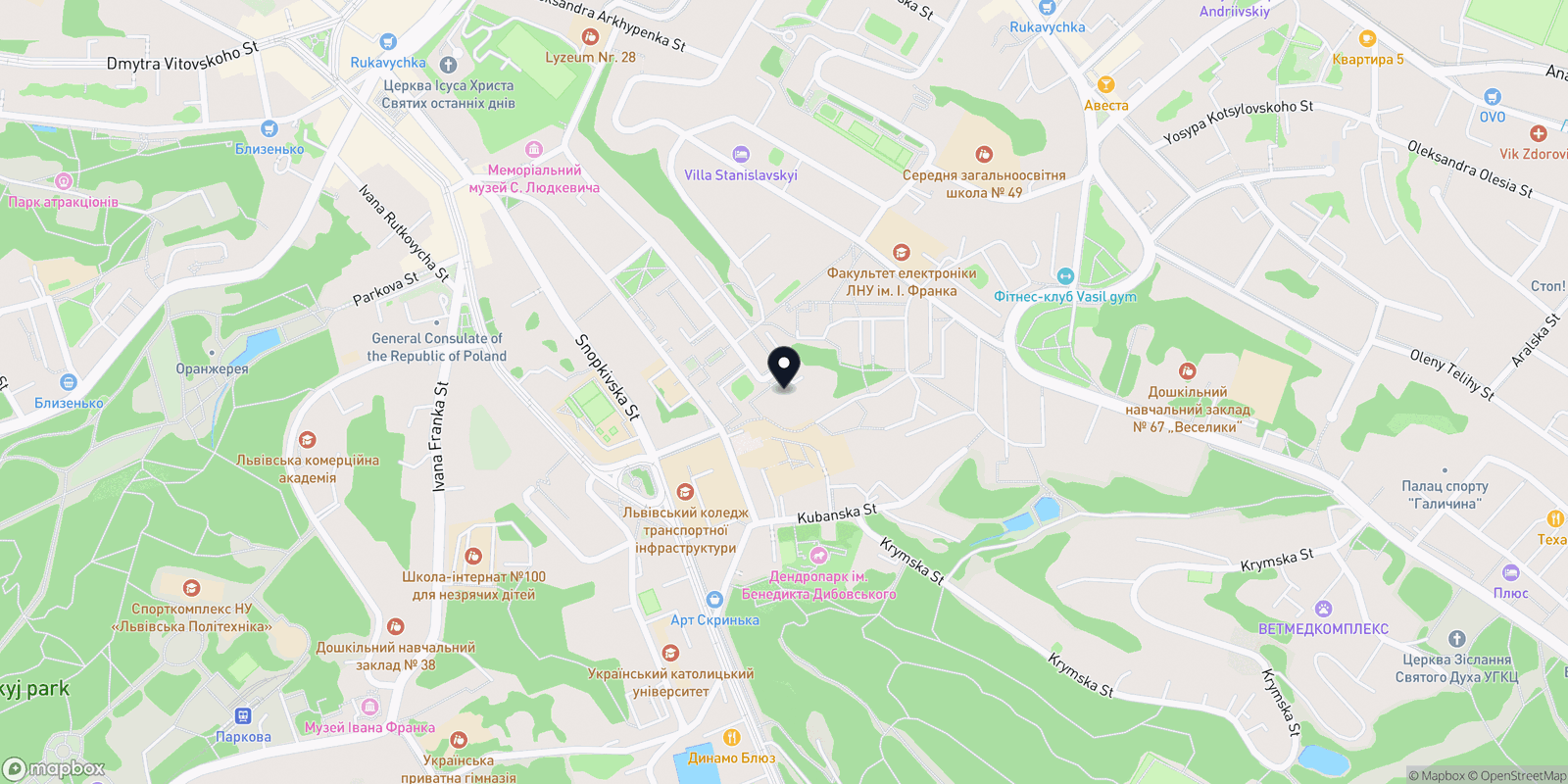 Карта закладу Sugaring silky skin lviv