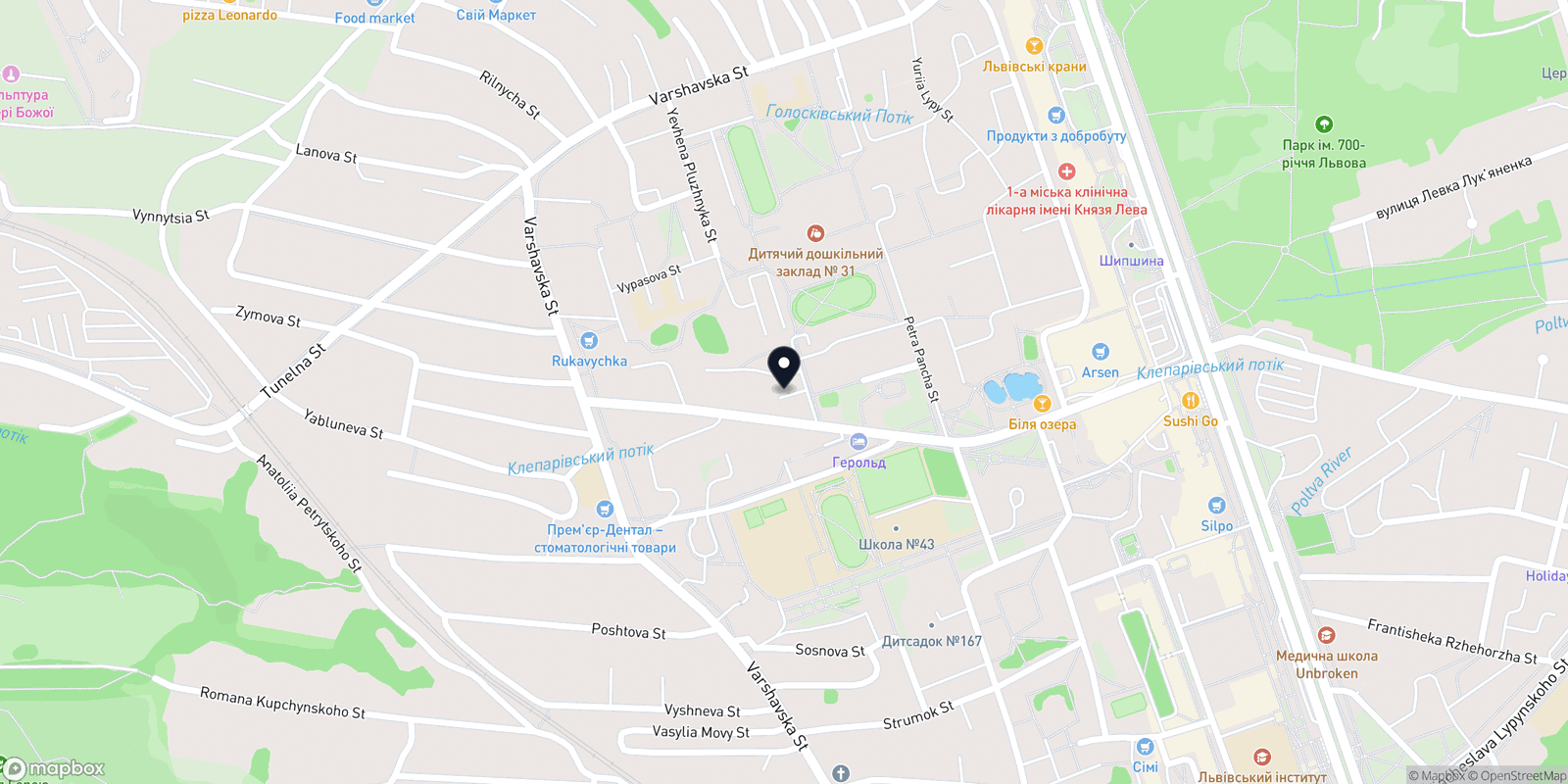 Карта закладу NK Beauty Space