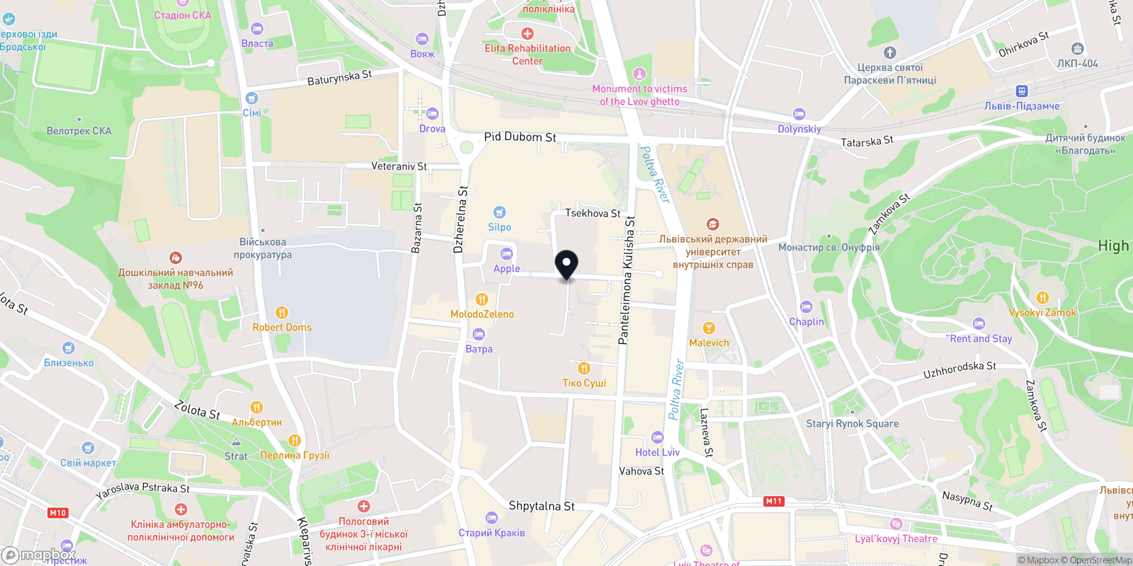 Карта закладу NK studio
