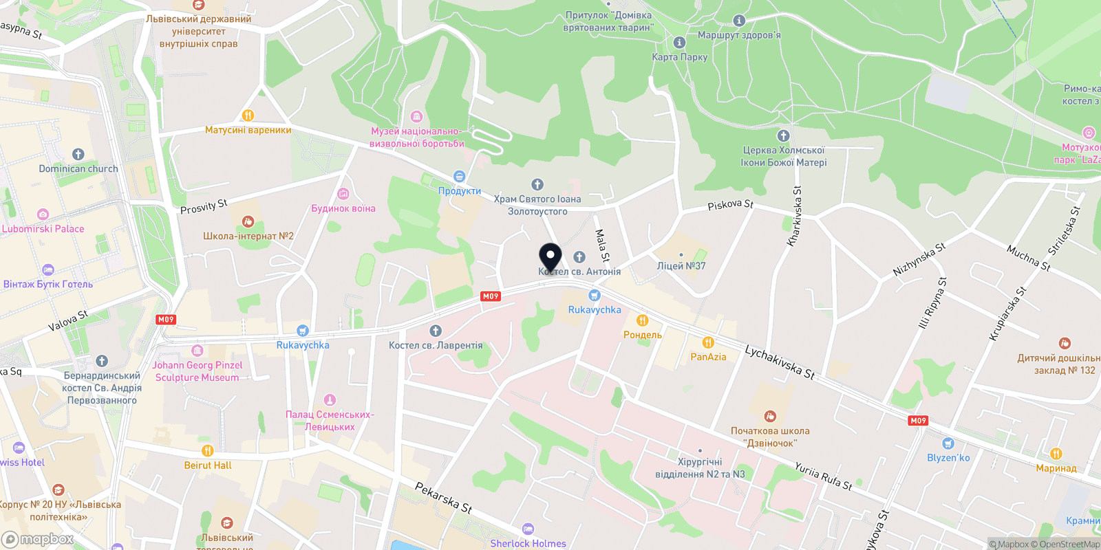 Карта закладу Lion beauty studio