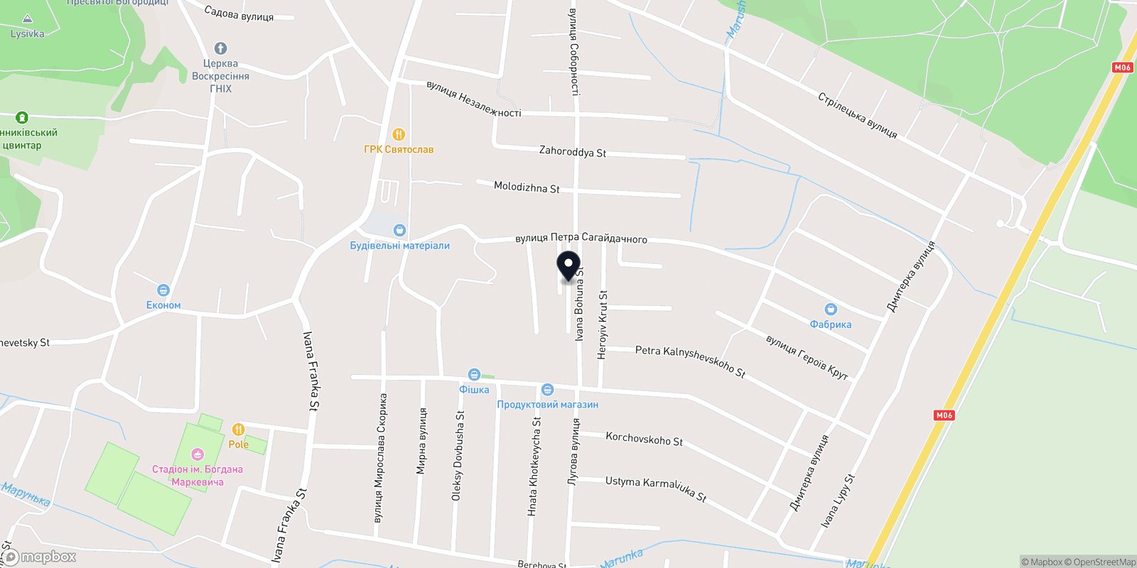 Карта закладу Medline