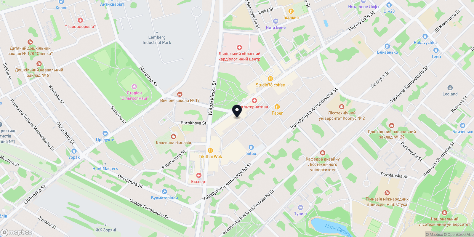 Карта закладу RS Laser Clinic
