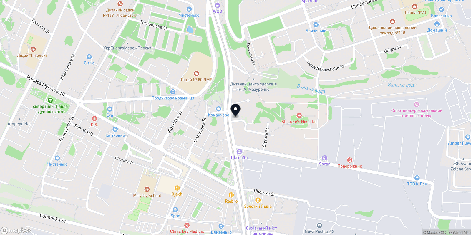 Карта закладу Гарно Так