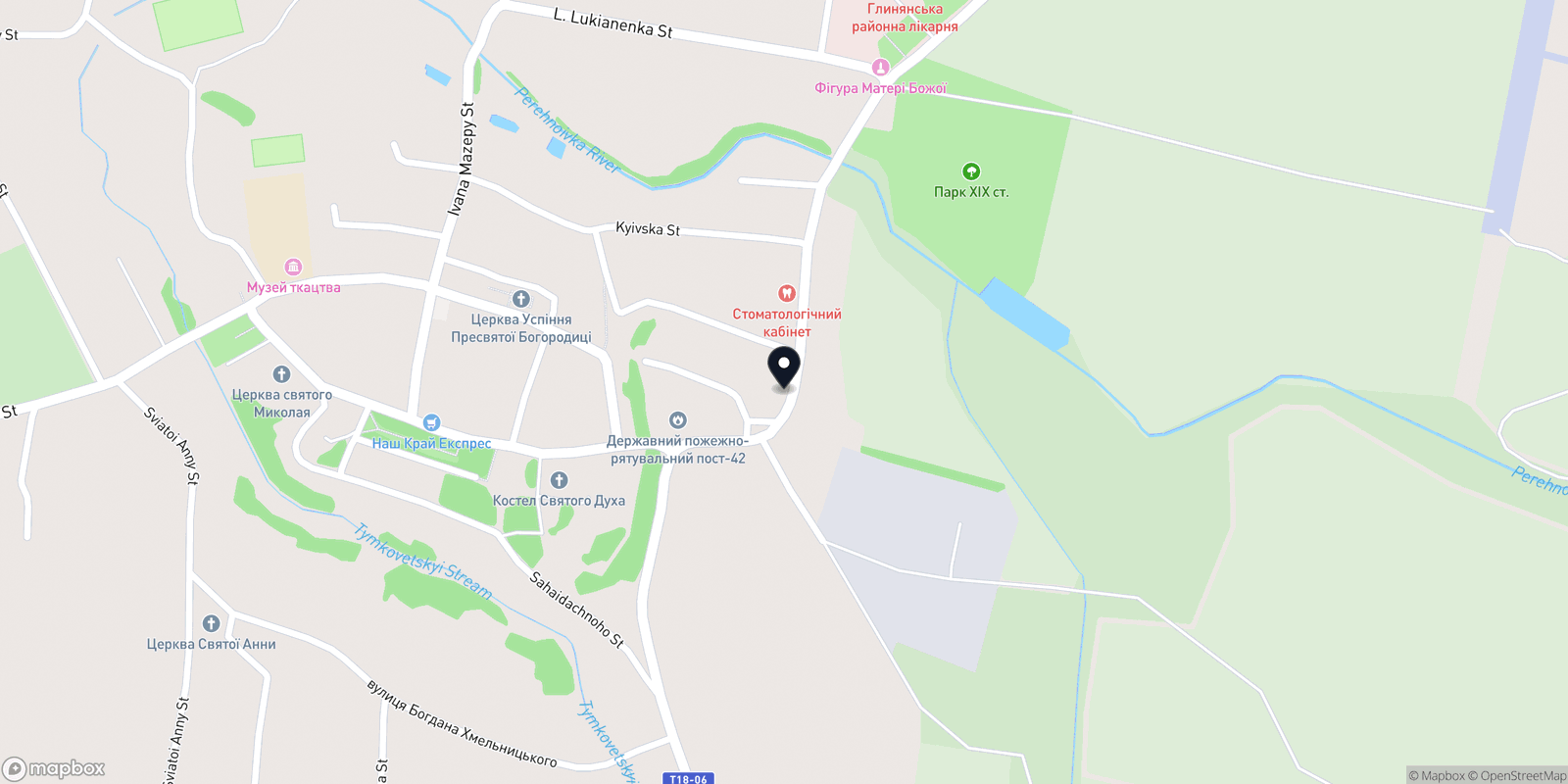 Карта закладу DeboJ