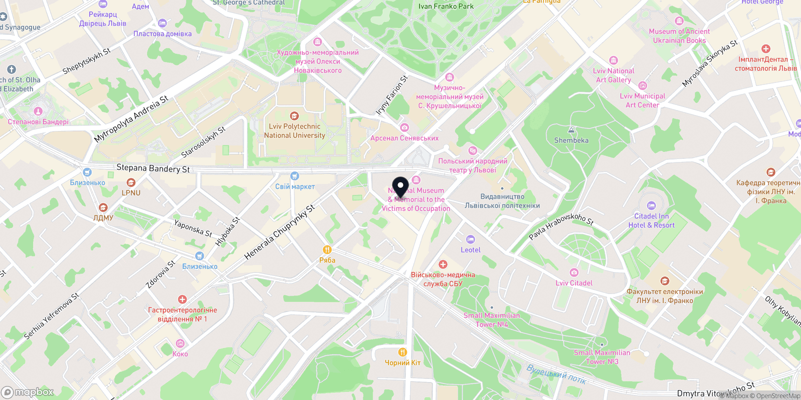 Карта закладу Past Simple