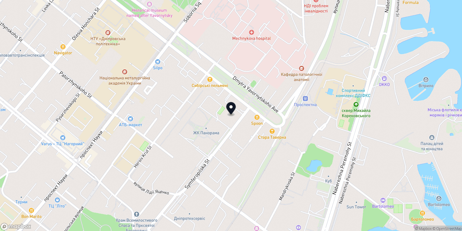 Карта закладу TIMOFEEVA hair studio