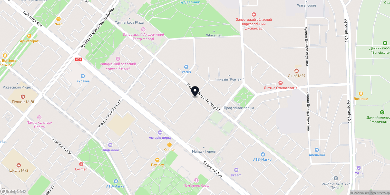 Карта закладу Beautymed Clinic