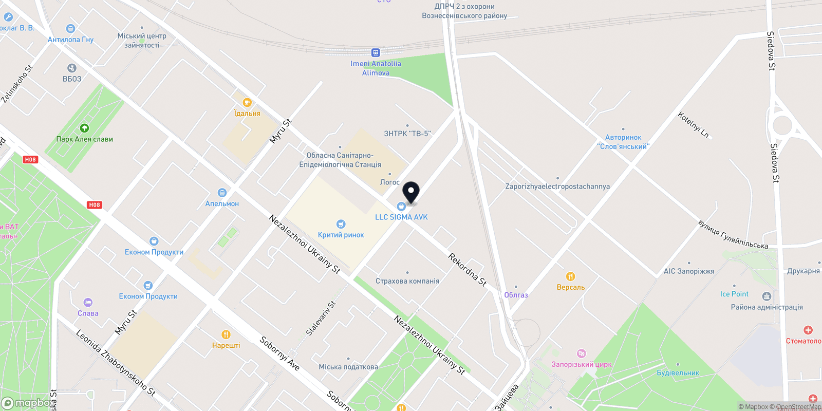 Карта закладу MediDerm