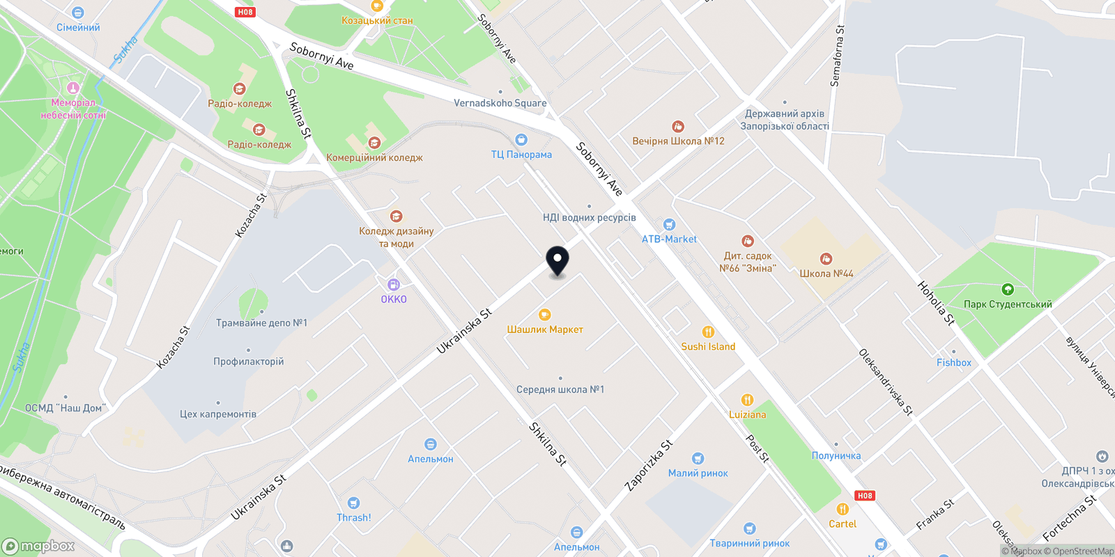 Карта закладу Yuliana Studio