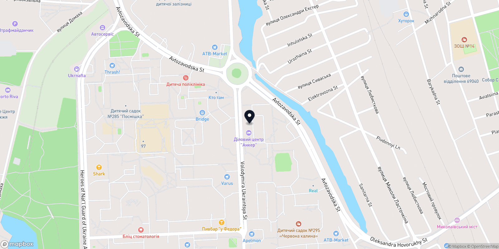 Карта закладу Comfort