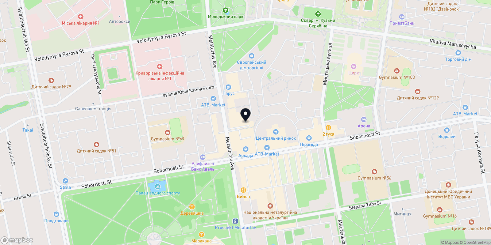 Карта закладу Лейла