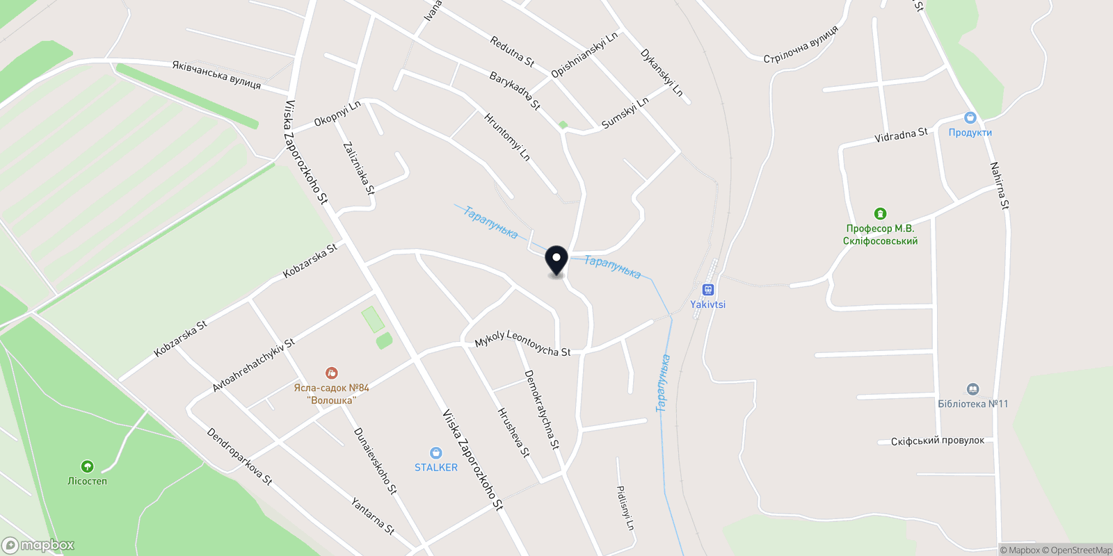 Карта закладу Карпатський Чан
