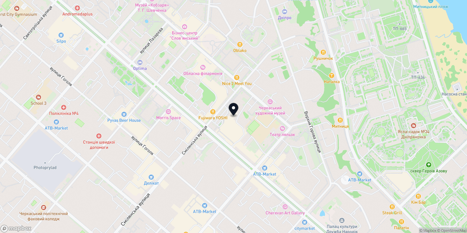 Карта закладу Dr. Gomon Cosmetology