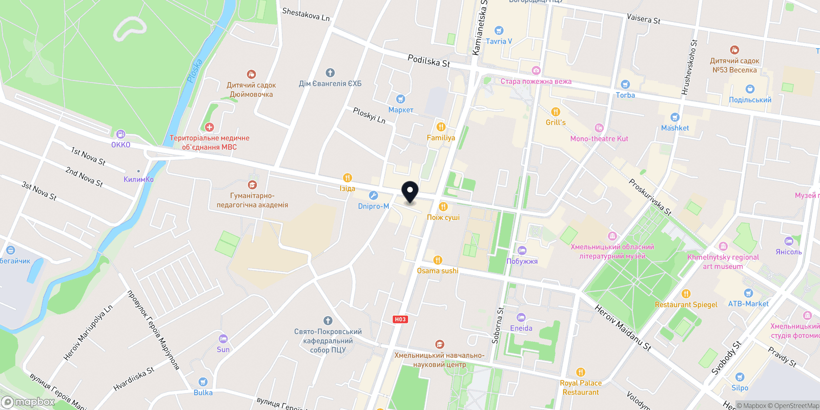 Карта закладу GC