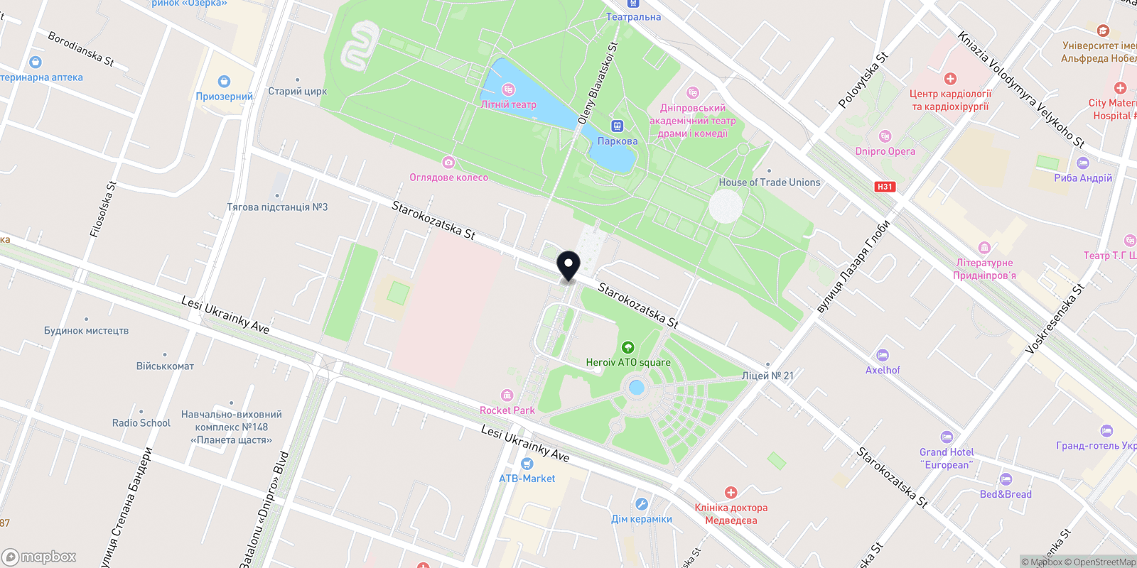 Карта закладу ЛайфТріо