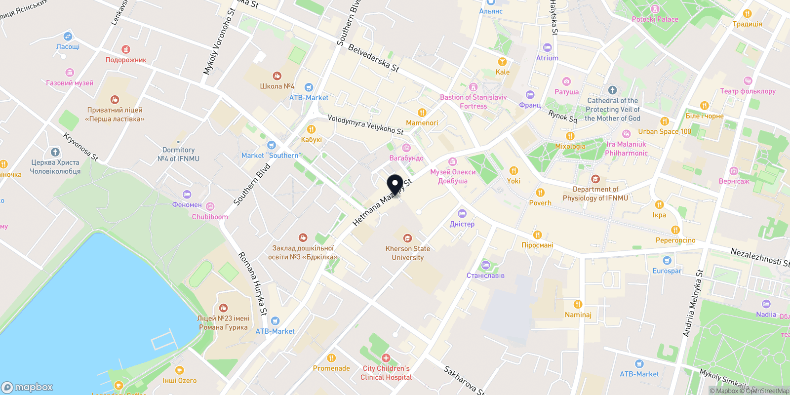 Карта закладу LASERGOOD