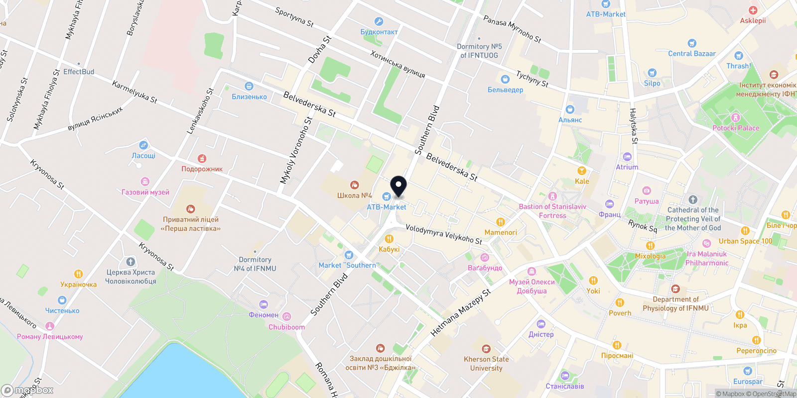 Карта закладу Oh tattoo