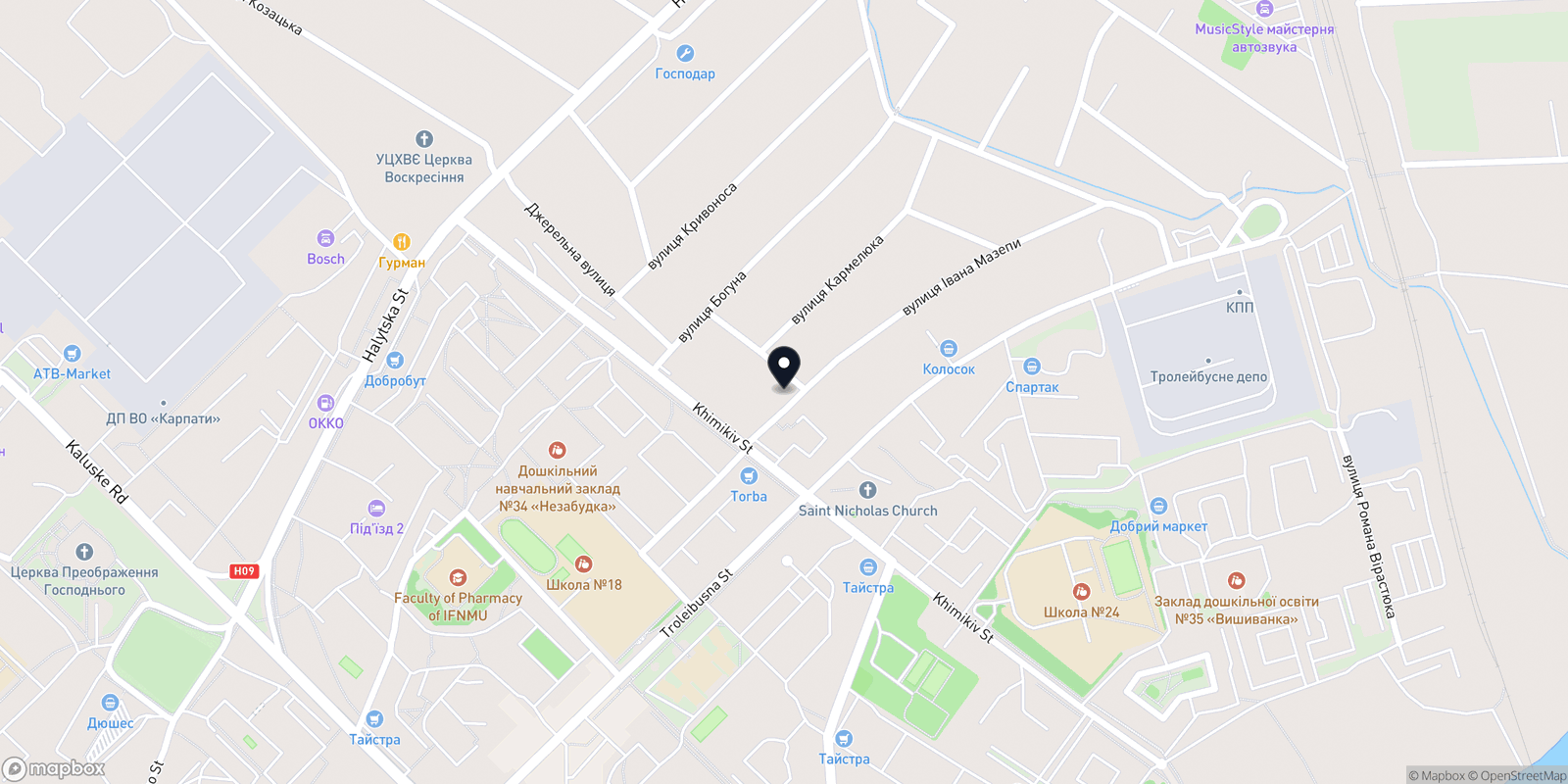 Карта закладу Lagom