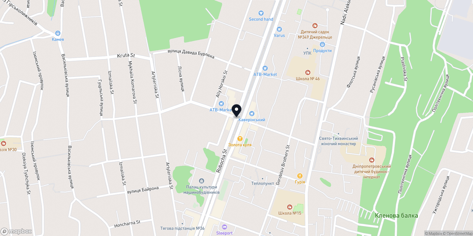 Карта закладу Косметология Плюс