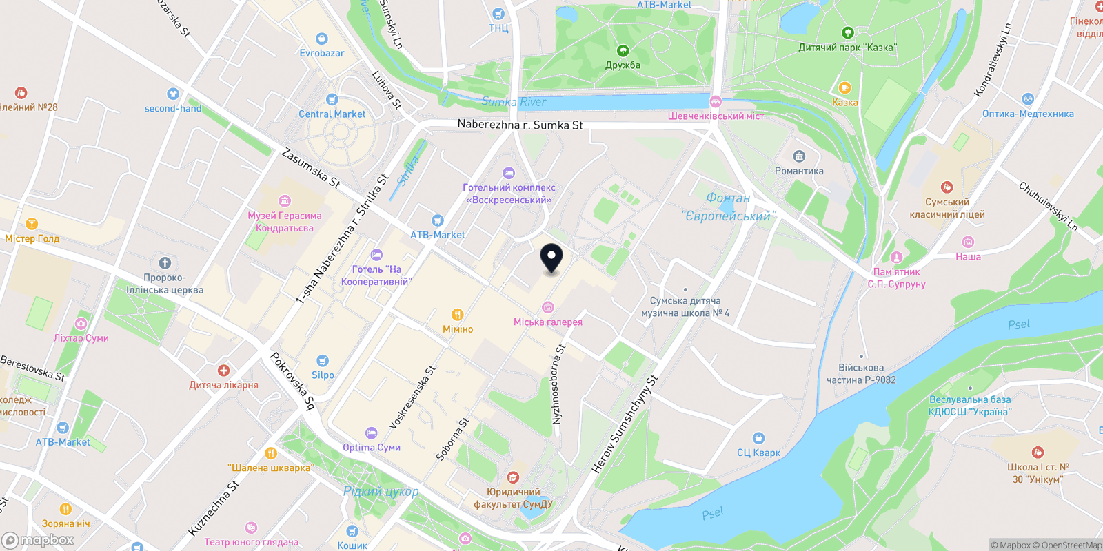 Карта закладу VeAn