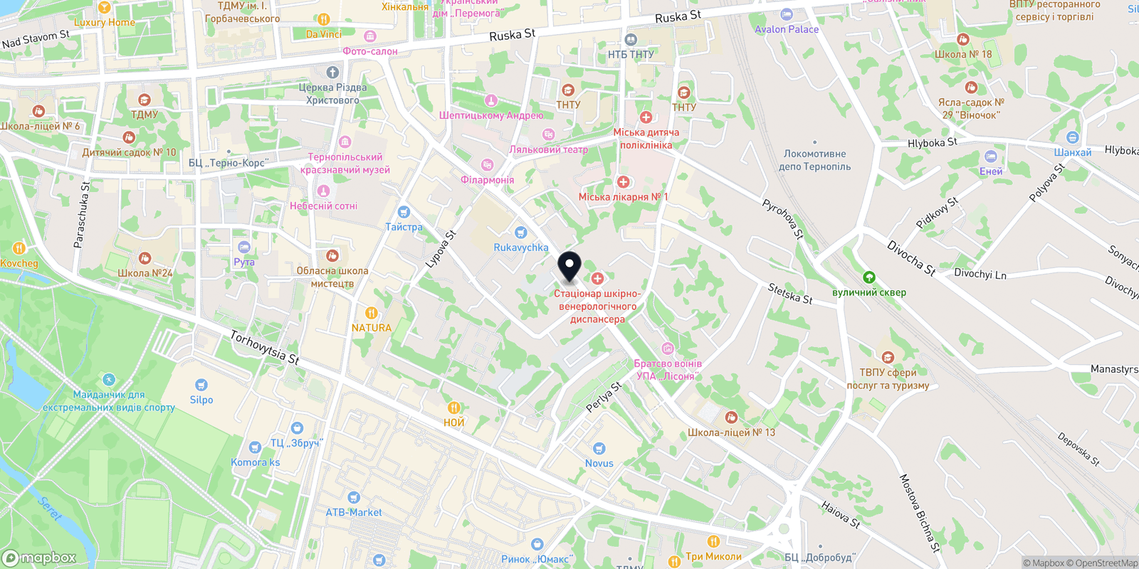 Карта закладу Lash Bar