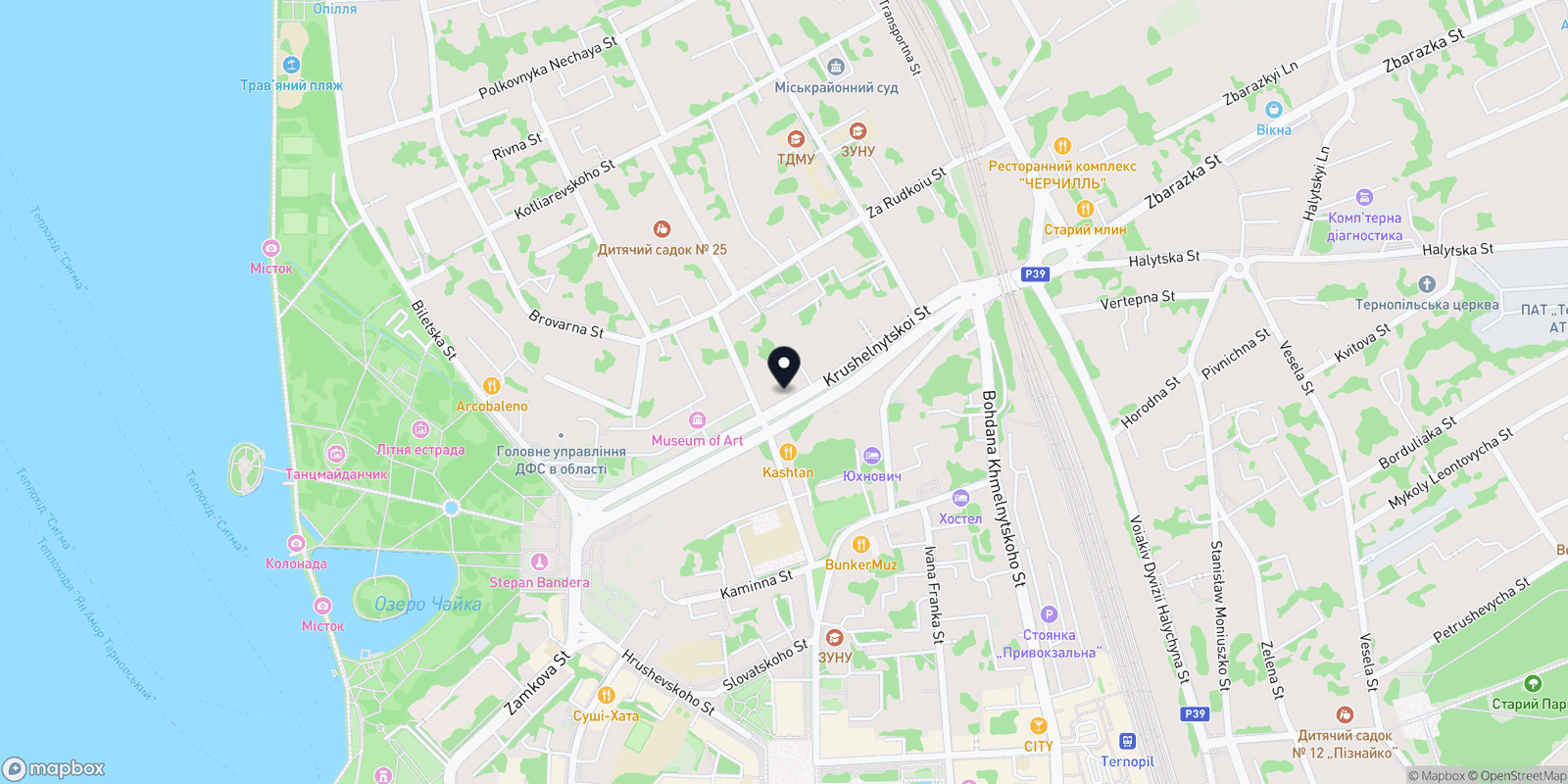Карта закладу Rusalina