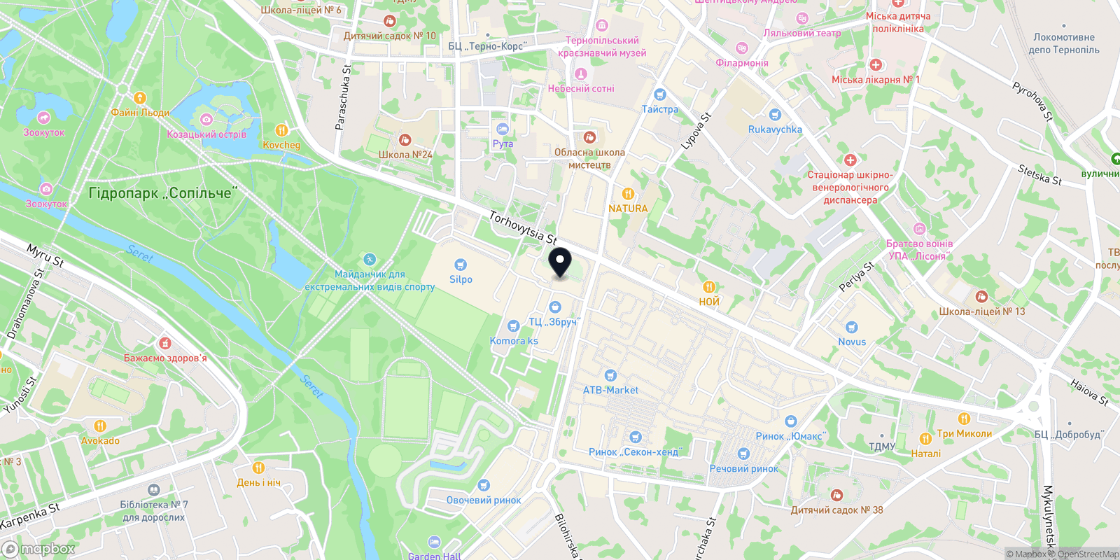 Карта закладу ATLANT