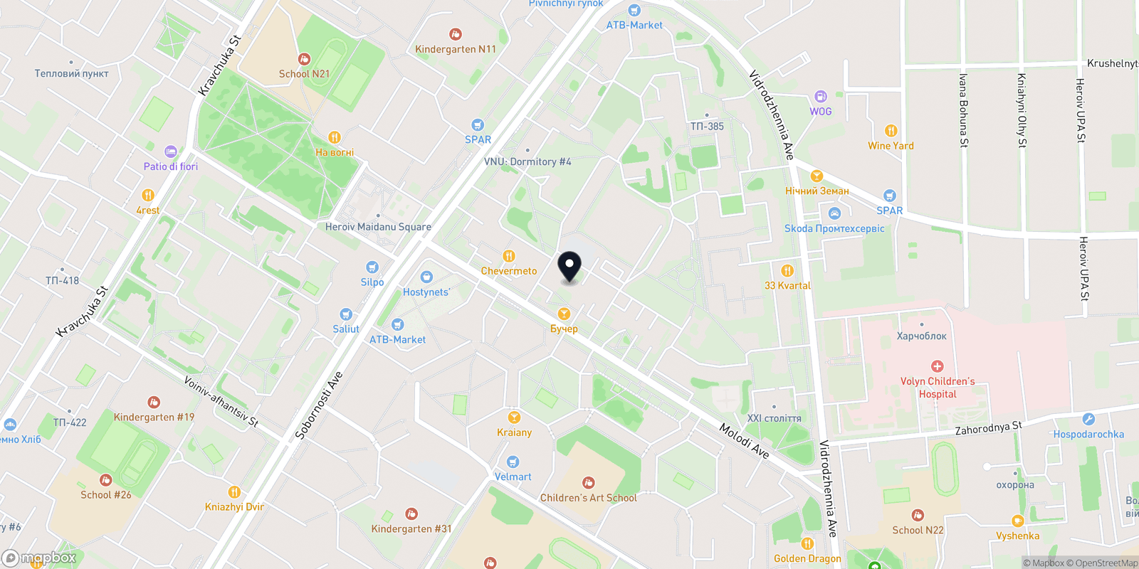 Карта закладу Oliferchuk Beauty Studio