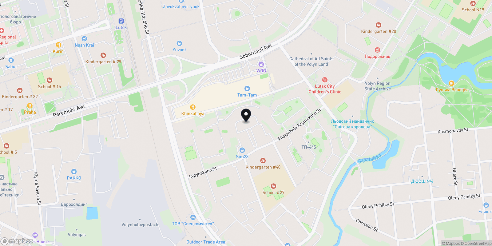 Карта закладу LeMark