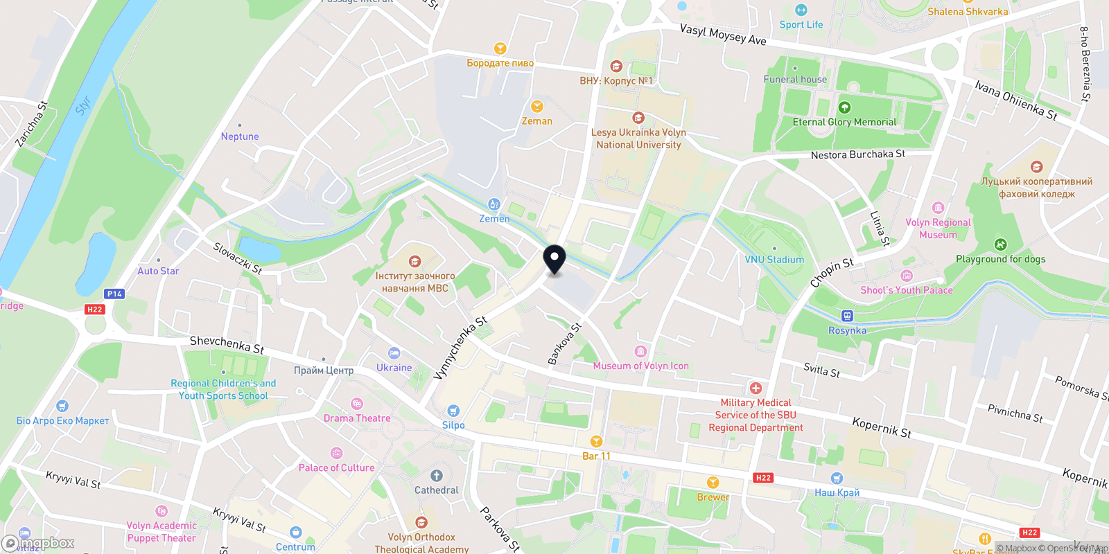 Карта закладу Lampikastudio