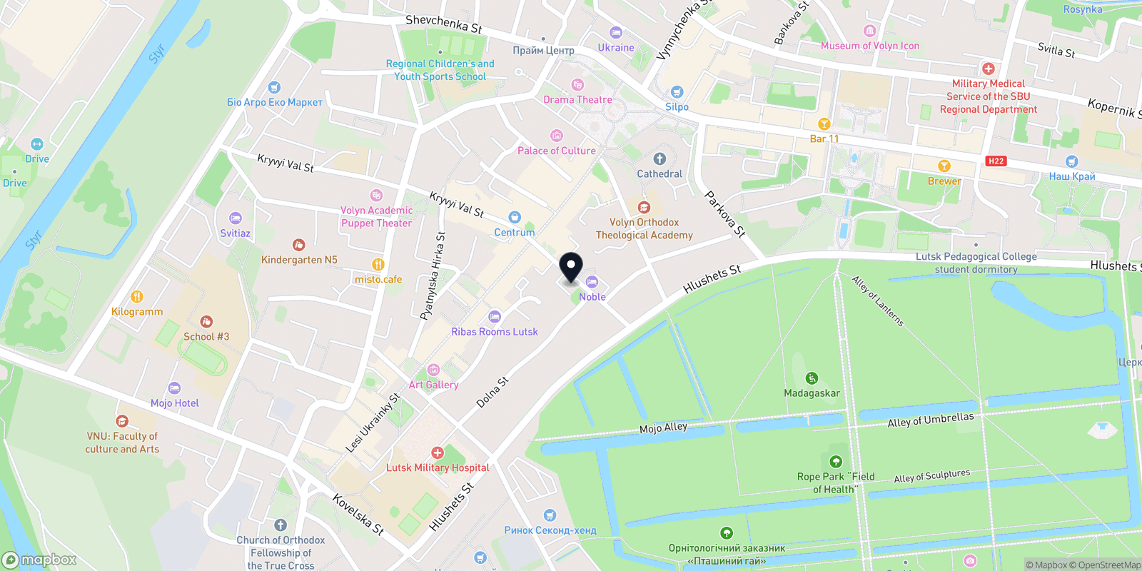 Карта закладу Nails Lounge