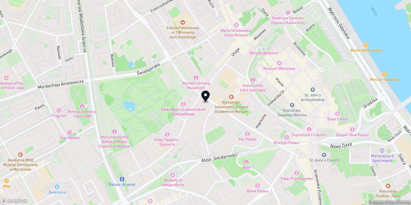 Mapa TOP Fryzjer Miodowa