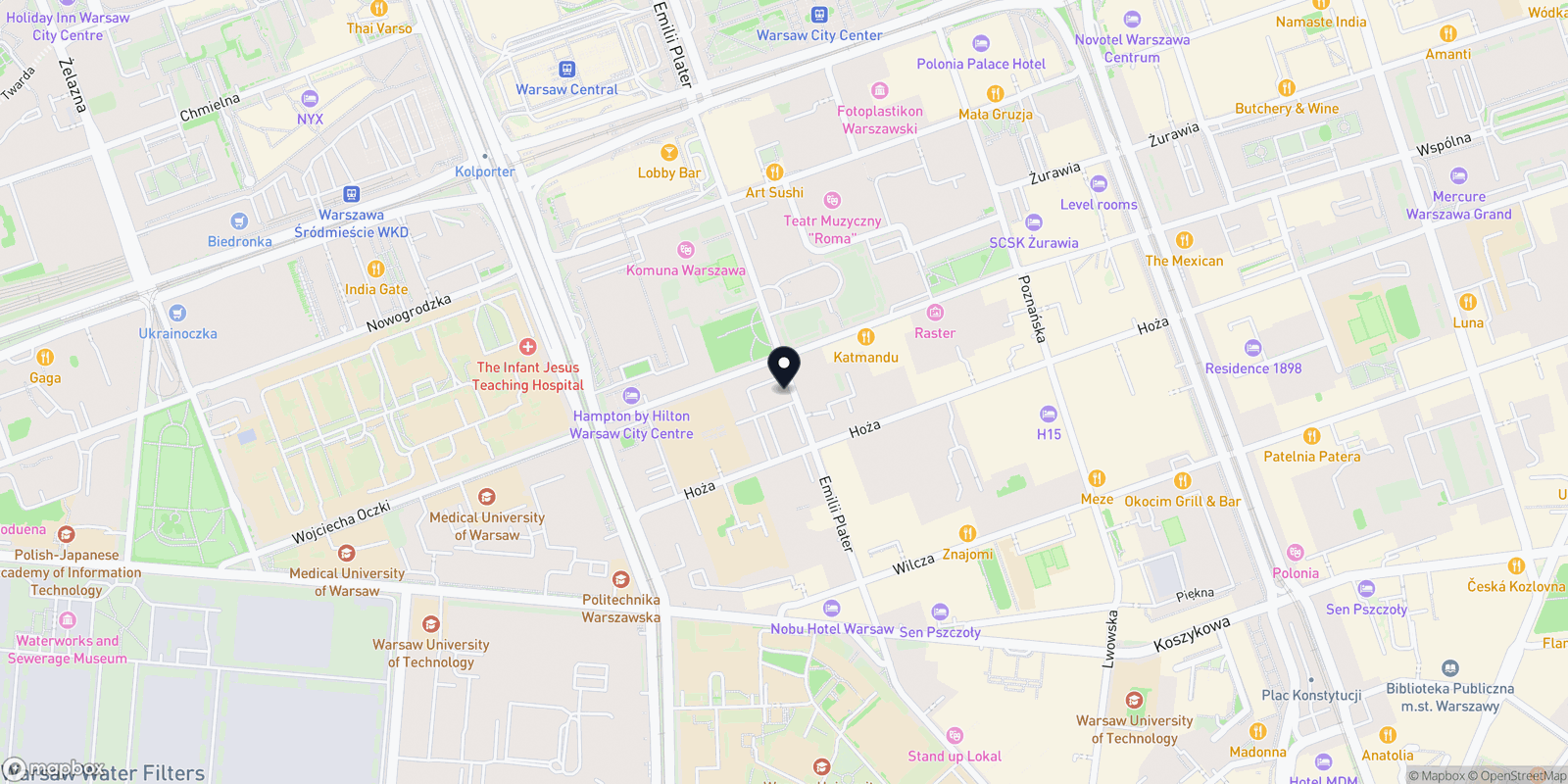 Mapa Barberian Emilii Plater 25