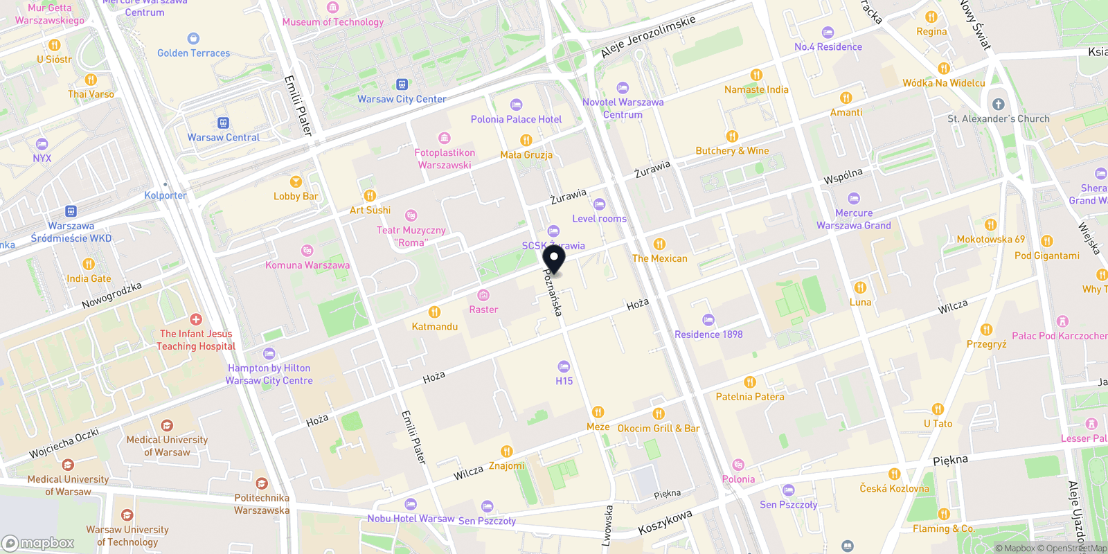 Mapa Studio Masażu Oleksandra Voinarovskiego