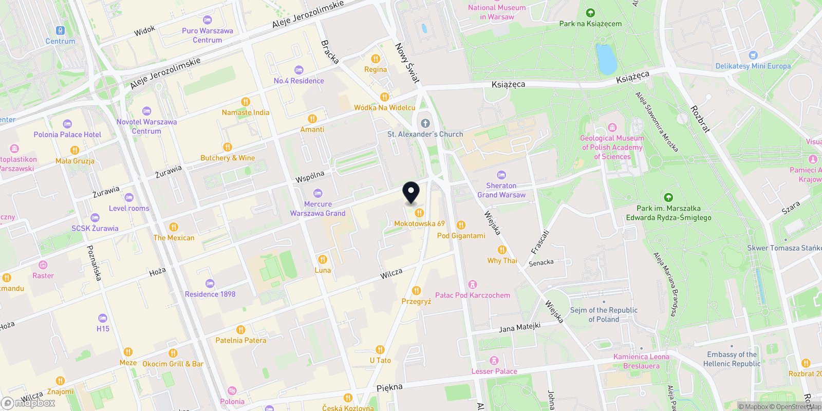 Mapa Strzyga