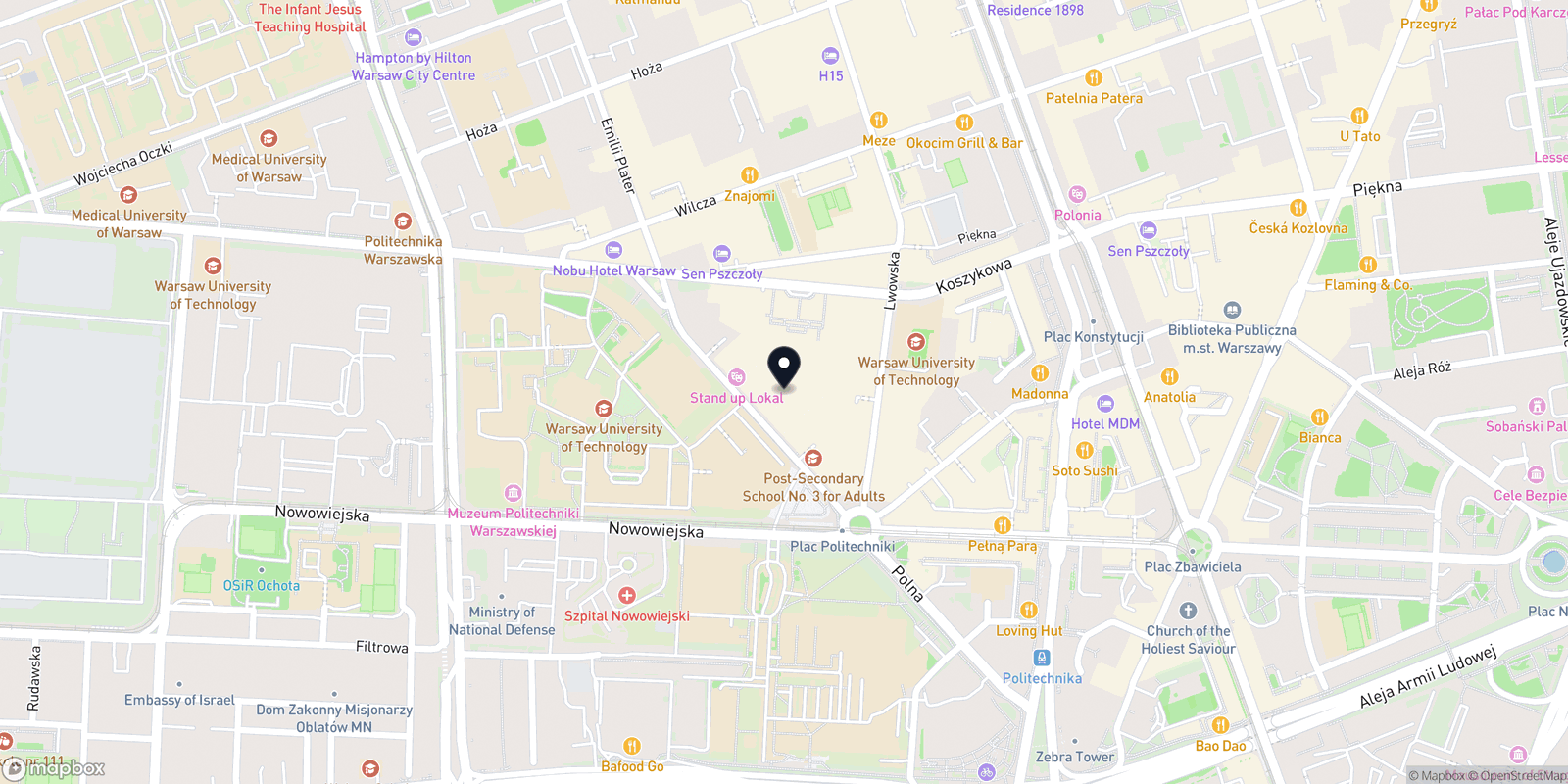Mapa Salon Fryzjerski