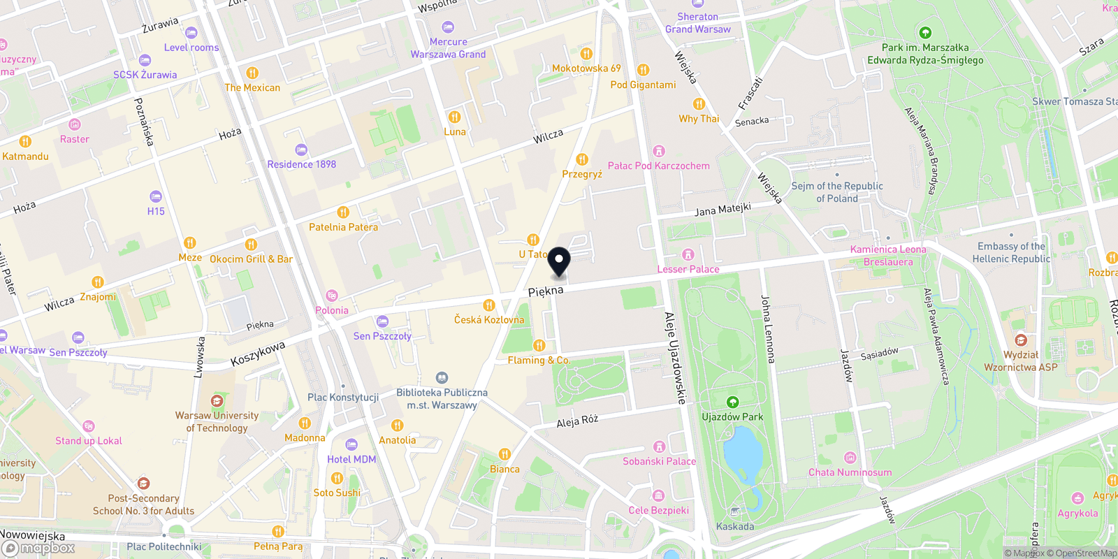 Mapa Boruta Barbershop