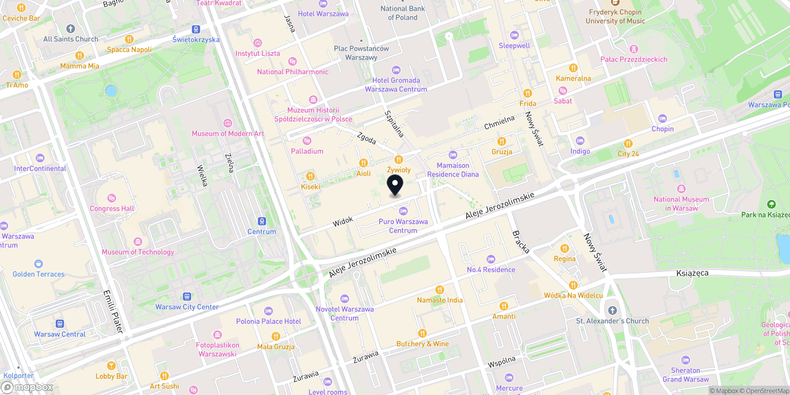 Mapa Shamrock Barber Shop