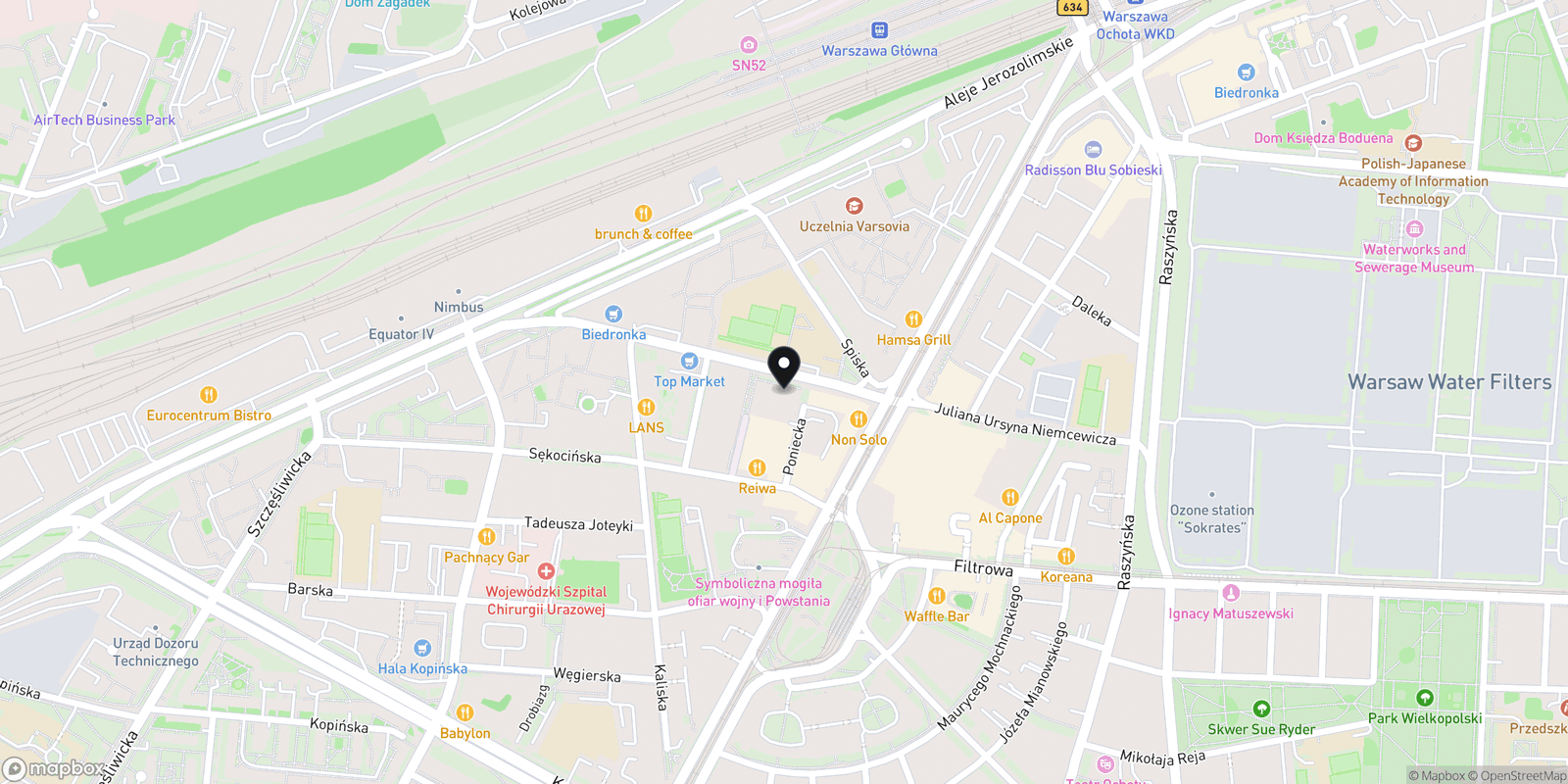 Mapa Dr STOPA Ochota Podolog