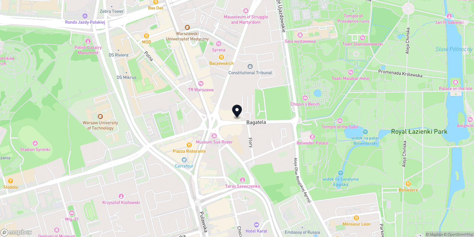 Mapa Studio Rzęs